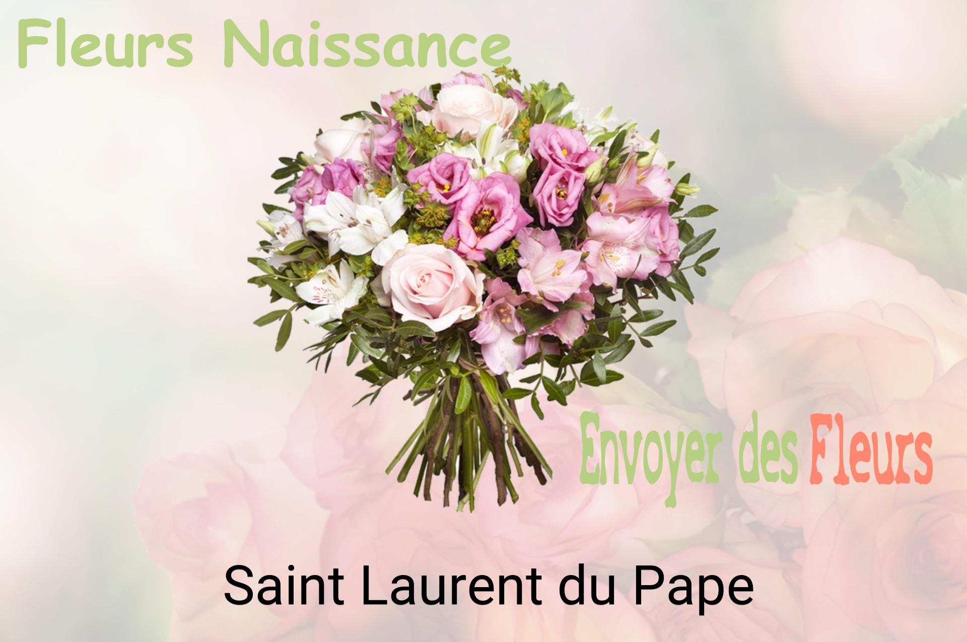 Bouquet de fleurs de naissance livré à Saint-Laurent-du-Pape